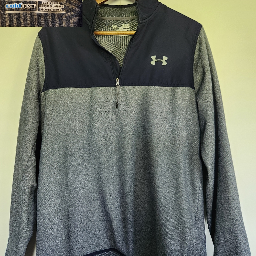 Under Armour Navy Quarter-Zip Sweatshirt